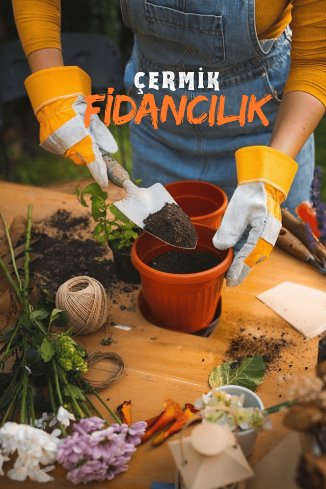 Organik Mineralli Gübreli Bitki Çiçek Torf Bitki Ve Saksı Toprağı 10 Lt